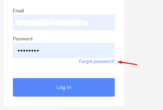 Password email have i my forgotten Fixed: Forgotten